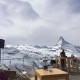 Matterhorn in Zermatt, direkt im Skigebiet.