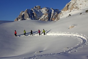 Wintersportregion Alta Badia - Schneeschuhwanderung