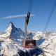 Wintersportgebiet Zermatt: Blick zum Matterhorn